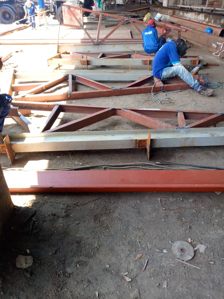 Rafter Fabrication — Golden Fertilizer Roof